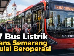 27 Bus Listrik Trans Semarang Mulai Beroperasi