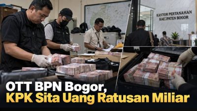 OTT BPN Bogor, KPK Sita Uang Ratusan Miliar