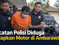 Pecatan Polisi Diduga Gelapkan Motor di Ambarawa