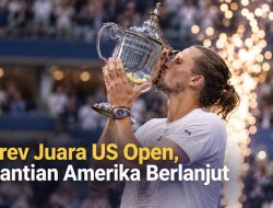 Zverev Juara US Open, Penantian Amerika Berlanjut
