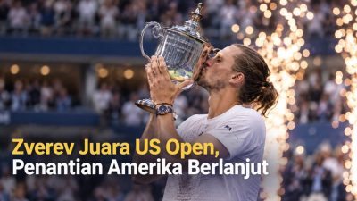 Zverev Juara US Open, Penantian Amerika Berlanjut