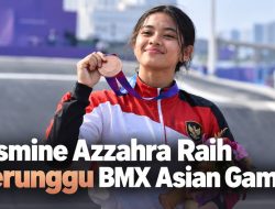 Jasmine Azzahra Raih Perunggu BMX Asian Games