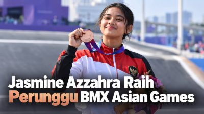 Jasmine Azzahra Raih Perunggu BMX Asian Games