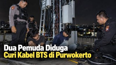 Dua Pemuda Diduga Curi Kabel BTS di Purwokerto