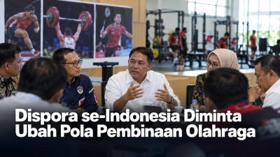 Dispora se-Indonesia Diminta Ubah Pola Pembinaan Olahraga